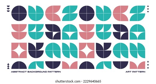 Abstract Minimal pastel color geometric pattern background