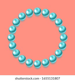 Abstract minimal pastel geometry tech background with glossy 3d balls. Vector design