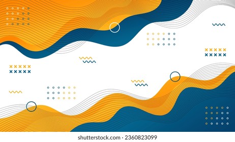 Abstract minimal pop art color pattern background with geometric design of trendy Memphis 80s-90s style