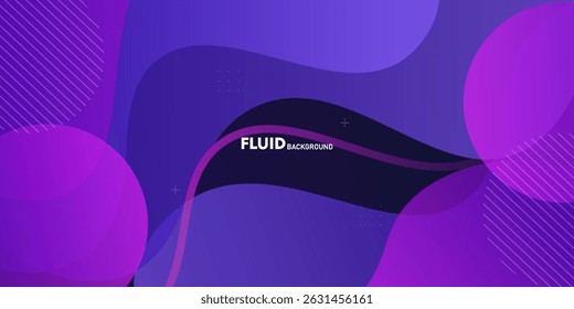 Abstract minimal purple wave gradient 3D background. Simple wave and line color geometric pattern. Modern banner design. Vector Eps10