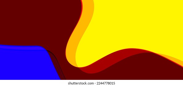 Abstract Minimal red geometric background. Dynamic shapes composition. Vector illustration