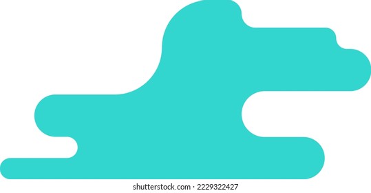 Abstract Minimal Round Shape Vector Illustration