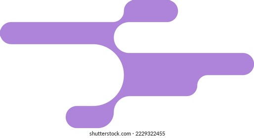 Abstract Minimal Round Shape Vector Illustration