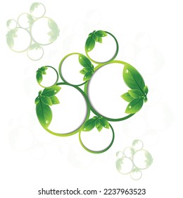 Resumen de escena mínima con formas geométricas. podio del cilindro en fondo verde con hojas de planta verde. presentación del producto, maquillaje, presentación del producto,