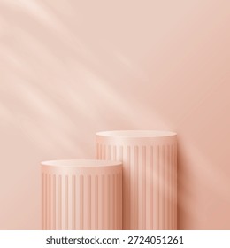 Abstrato cena mínima. Pódio mínimo com base de material macio. Palcos de pódio macio e forma de plataforma de vitrine de produto. 