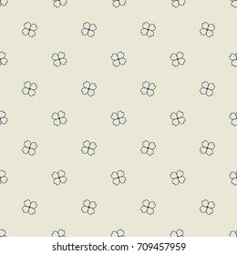 Abstract minimal seamless pattern. Hipster fashion design print with sakura flower.