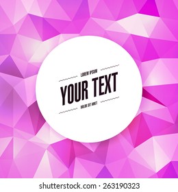 Abstract minimal shiny 3d low poly triangles surface background design 
Eps 10 stock vector illustration 