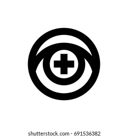 Abstract minimal symbol inscribed in a circle. For icon, logo or tattoo. Stock vector,
