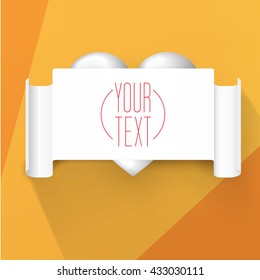 Abstract Minimal  Valentines Day Style Invitation Flyer Poster Design Template Vector
