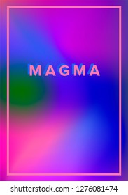 Abstract minimal vector background. Iridescent holographic texture with polarization effect. Vaporwave/ synthwave/ retrowave style.