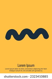 Abstract Minimal Vector Background in Trendy Doodle Style.   Vibrant Graphic Print with Dynamic Lines and Geometric Shapes.  Set of Vivid Modern Poster Design for Landing Page, Cover, Brochure.