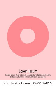 Abstract Minimal Vector Background in Trendy Doodle Style.   Bright Retro Print with Dynamic Lines and Geometric Shapes.  Set of Vivid Modern Poster Design for Landing Page, Cover, Brochure.