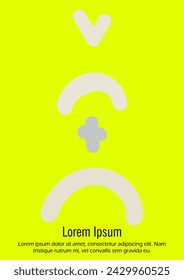 Abstrakter minimaler Vektor-Hintergrund im trendigen Bahaus-Stil. Lebendiger Grafikdruck mit dynamischen Linien und geometrischen Formen.  Set von lebendigen modernen Poster Design für Landing Page, Cover, Broschüre.