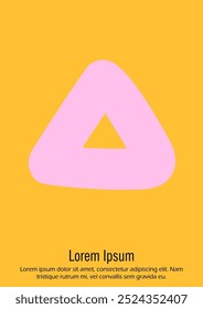 Abstract Minimal Vector Background in Trendy Memphis Style. Colorful Graphic Print with Dynamic Lines and Geometric Shapes. Set of Vivid Hipster Poster Design for Landing Page, Cover, Brochure. 