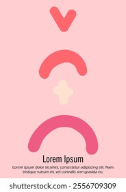 Abstract Minimal Vector Background in Trendy Bahaus Style. Colorful Graphic Print with Dynamic Lines and Geometric Shapes. Set of Vivid Hipster Poster Design for Landing Page, Cover, Brochure. 