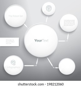 Abstract minimal vector chart page template design in techno style  for your design