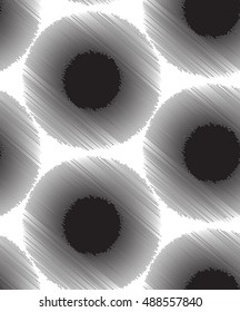 Abstract minimal vector geometric circles seamless pattern. Modern stylish texture