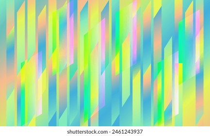 Abstract minimal vibrant colorful summer background with yellow lemon color, green lime color, pink fruit color, blue sea color for cover, poster, banner, card, wallpaper, flyer, backdrop.