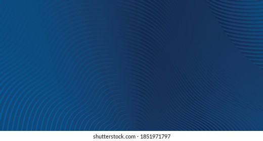 Abstrakter minimaler Wellenhintergrund mit blauer Farbe