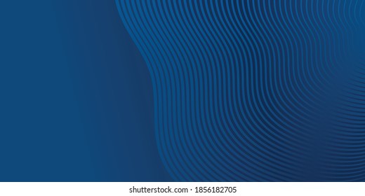 Resumen de fondo de onda mínimo con color azul