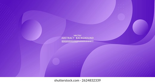 Abstract minimal wave background with dynamic bright purple color design. Simple geometric shape pattern. Vector Eps10