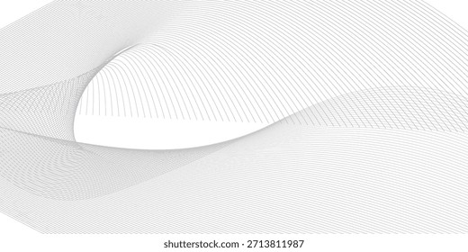 Fondo de línea de onda mínima Abstractas en tonos grises neutros