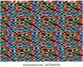 Abstract minimal wave pattern background