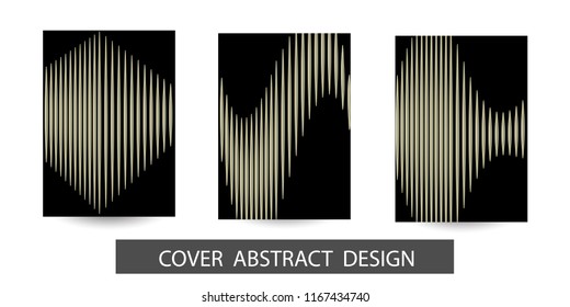 Abstract minimal wavy background. Geometric pattern with trendy gradient texture. For printing on covers, banners, sales, flyers. Modern design. Vector. EPS10