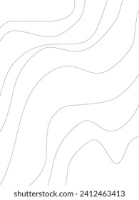 Abstract Minimal Wavy Line Pattern in Black and White