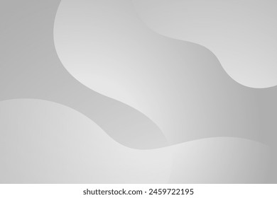 Abstractas fondo de onda blanco y gris mínimo. patrón blanco de textura. Ilustración vectorial
