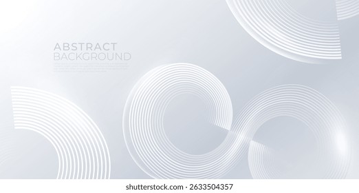 Abstrato Mínimo Branco e fundo cinza. Moderno padrão de linha brilhante. Mínimo geométrico.