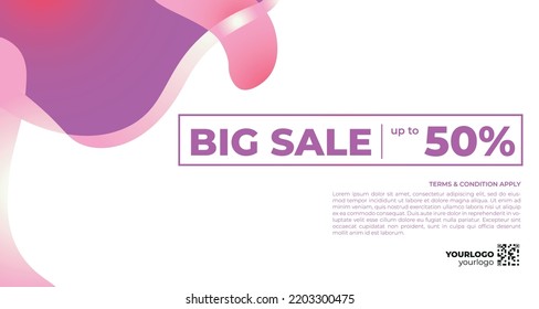 Abstract minimalis template design for e-commerce