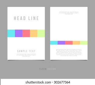 Abstract Minimalism Design Vector Template Layout For Magazine Brochure Flyer Booklet Cover Annual Report in A4 size