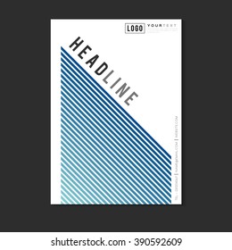 Abstract Minimalism Geometric Design Vector Template Layout For Magazine ,Brochure ,Flyer ,Booklet ,Cover ,Annual Report