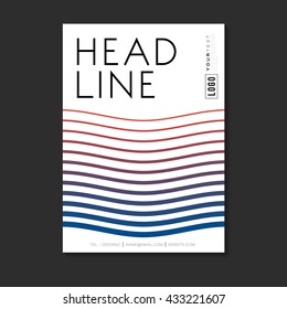 Abstract Minimalism Geometric Design Vector Template Layout For Magazine ,Brochure ,Flyer ,Booklet ,Cover ,Annual Report