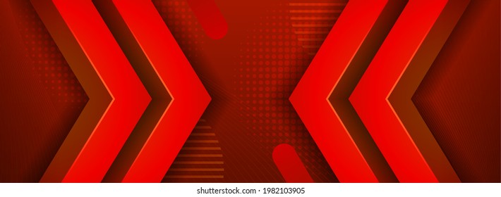Resumen Diseño de fondo rojo minimalista con forma geométrica moderna.