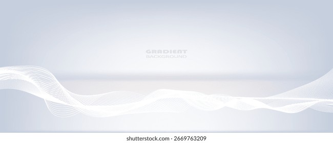 Podio circular blanco minimalista Abstractas 3D con fondo suave y elemento de círculo de vidrio. diseño moderno y simple