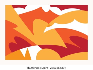 abstract minimalist art of vector colour for background, wallpaper, poster, banner, label, brochure, art print, postcard, name card