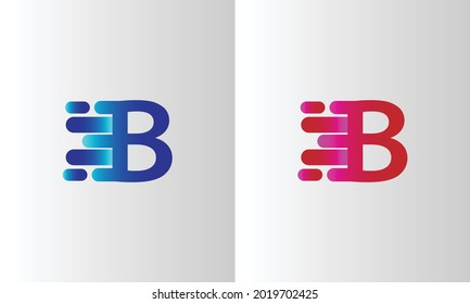 Abstract and minimalist B letter logo design, best B letter logo design template