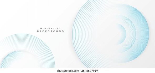 Abstractas fondo minimalista con líneas circulares concéntricas.