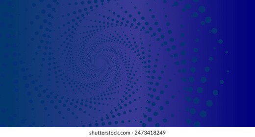 Abstract minimalist background with gradient.Futuristic space illustration Vector modern design Universal banner Circular figure made of discontinuous lines Dynamic spiral Universe Science Fiction 