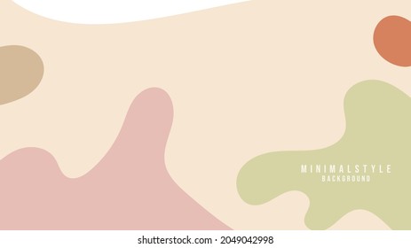 Abstract minimalist background hand drawn  ,  Flat Modern design, illustration Vector EPS 10 