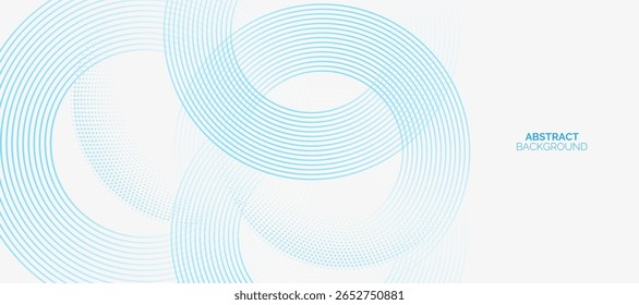 Abstract minimalist background. Modern circle lines pattern. Minimal geometric design. Futuristic concept. Suit for cover, poster, banner, brochure, header, presentation, web, flyer