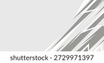 Abstract minimalist background with sharp light gray jagged edges and energetic diagonal geometric streaks