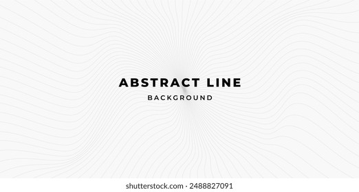 Abstract minimalist background simple grey line, wavy and geometry line pattern background