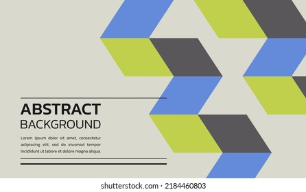 Abstract minimalist background vector design with geometric pattern
