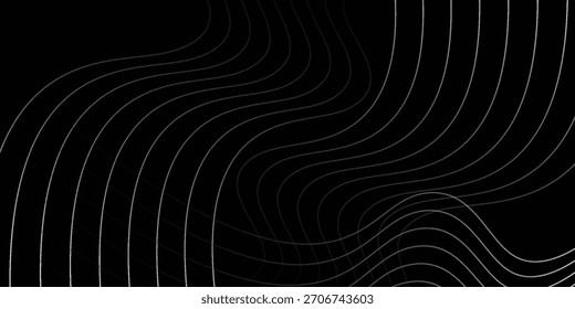 Fundo minimalista abstrato com linhas onduladas design moderno. Vetor eps10