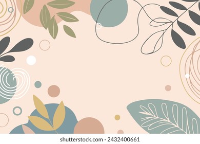 abstract Minimalist backgrounds. Hand drawn various shapes and doodle objects. Contemporary modern trendy vector illustrations. Every background is isolated.