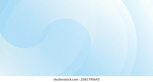 Abstract minimalist banner background, pastel colorful, blue and white gradation illustration abstract