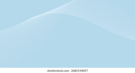 Abstract minimalist banner background, pastel colorful, blue modern